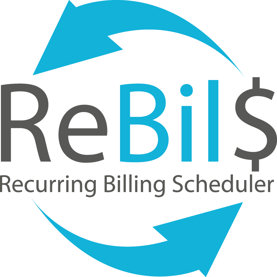 Recurring Billing Scheduler (ReBilS) logo in black and blue color